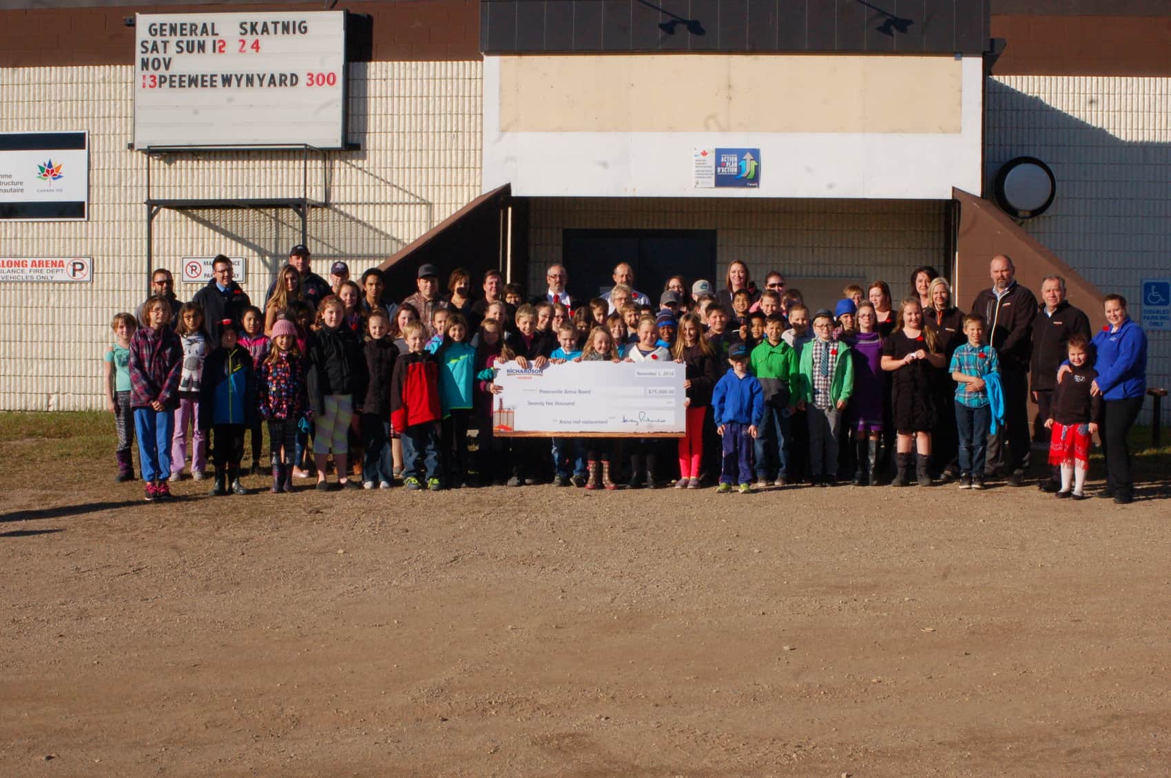 Featured image for “RICHARDSON PIONEER DONATES $75,000 TO SUPPORT THE PREECEVILLE ARENA”
